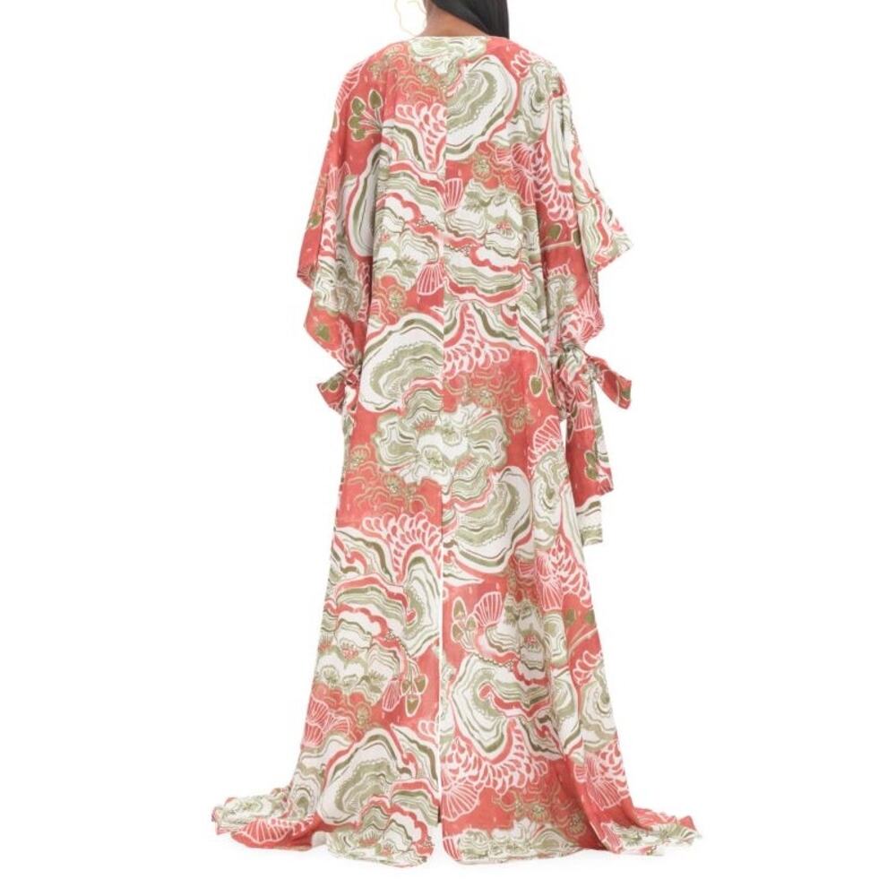 Andrea Iyamah | Gamba Maxi Tie-Waist Robe - Picture 2 of 13